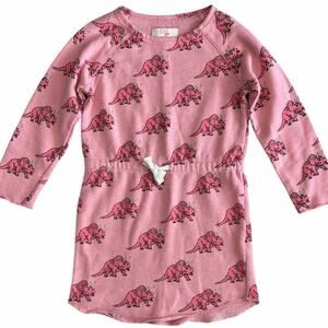 GB Girls Pink Dinosaur Dress Size 5